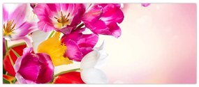 Tablou cu lalele (120x50 cm)