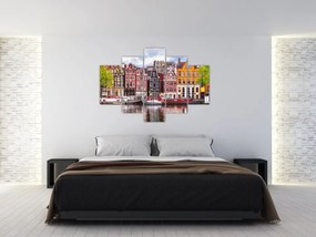 Tablou - Amsterdam, case de dans (150x105 cm)
