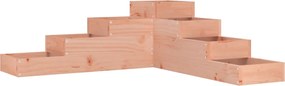 vidaXL Jardinieră de grădină cu 4 niveluri, 106x104,5x36 cm, lemn masiv Douglas