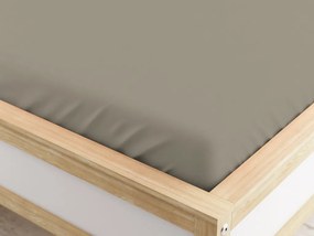 Cearceaf cu elastic din microfibra bej 180 x 200 cm