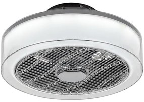 Plafonieră LED dimabilă Rabalux cu ventilator LED/30W/230V + telecomandă