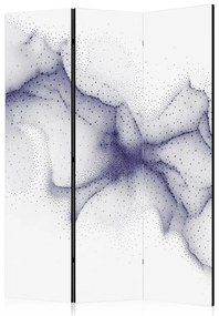 Paravan - Cosmic dots - subtle abstraction of navy blue dots on white background