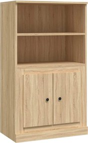 vidaXL Dulap înalt, stejar sonoma, 60x35,5x103,5 cm, lemn prelucrat