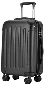 BONTOUR VERTICAL 4 Roți Cabină Valisă 55x40x20cm Negru