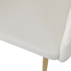 Set din 2 scaune pentru sufragerie, Alb | Aosom Romania