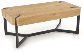 Masa de cafea Lavida stejar auriu/negru L110 cm