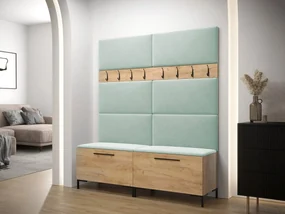 Set mobilier hol Frisala II (stejar craft) (Manila 11). 1060441