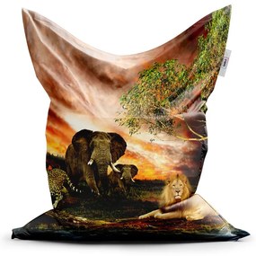 Sac de șezut Classic animale din Sahara - pentru copii, colorat