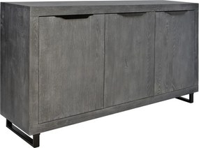 Comodă lemn masiv Heritage 3 uși 168 cm - Natur