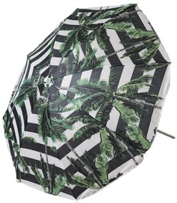 Umbrela de soare PALMA 180 cm, negru-alb