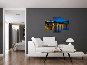 Tablou orașului nocturn (90x60 cm)