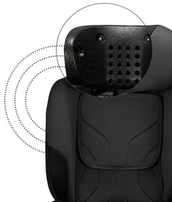 KINDERKRAFT SELECT - Scaun auto I-FIX (40-150 cm) negru grafit