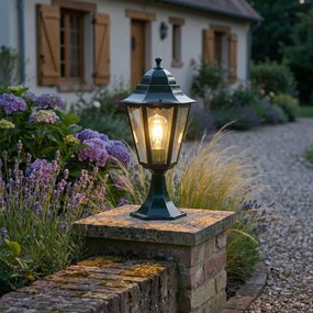 Baza clasică pentru lanternă de exterior verde închis IP44 - New Orleans