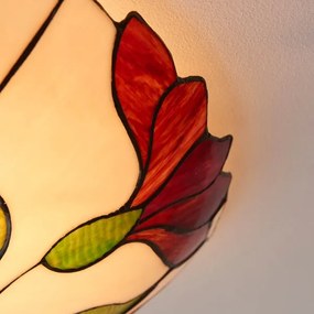 Plafonieră Tiffany BOTANICA Endon 63960, 2xE27/60W/230V, Ø 45 cm