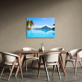 Tablou pe sticlă - Bora-Bora, Polinezia Franceză (70x50 cm)