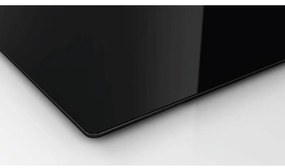 Plita vitroceramica incorporabila Bosch PKE611CA3E, 6600W, 4 zone, 9 trepte, Indicator de caldura reziduala, Electrica, Negru