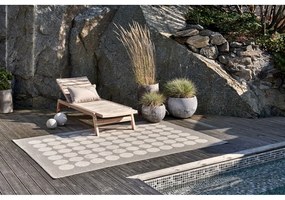 Covor tip traversă pentru interior și exterior maro/bej 70x160 cm Hugo Walnut Linen – Pappelina