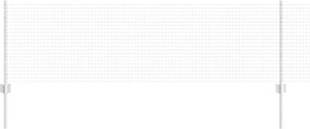 vidaXL Gard cu Stâlp Argintiu 0,6 x 50 m Oțel