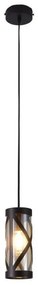 Pendul design industrial metalic galben de chihlimbar OBERON 5338 RX