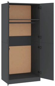 Sifonier, gri, 80x52x180 cm, PAL Gri, 1