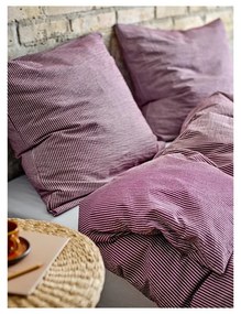 Lenjerie de pat mov din bumbac pentru pat de o persoană 140x200 cm Cheerful – Södahl