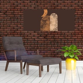 Tablou - Arce portocalii N⁰2 (120x50 cm)