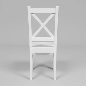 Scaun de sufragerie NATE alb