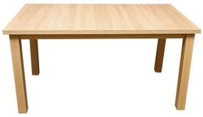 Masă extensibilă de dining LIAM, stejar Sonoma