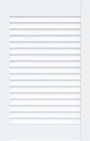 vidaXL Ușă de dulap design lambriu, alb, 61,5x39,4 cm, lemn masiv pin