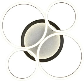 Globo 48477-40C - Plafonieră LED ALVIS LED/40W/230V 4000K 72x52 cm neagră