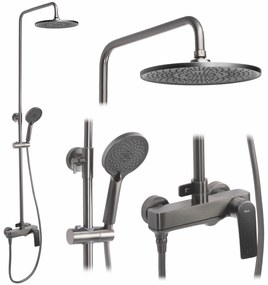 Baterie pentru dus Avalon titanium