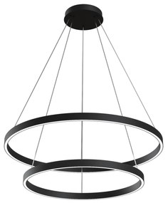 Suspensie Rim Maytoni Led, Negru, MOD058PL-L74B4K, Germania