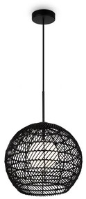 Lustra/Pendul design modern CANE 30cm negru