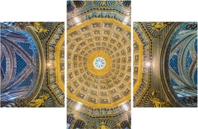 Tablou cu tavanul bisericii Siena (90x60 cm)