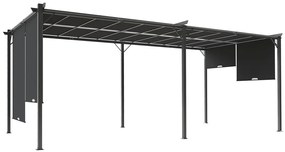 Antracit Sevilla 3x6m Garden Point terasă pergolă