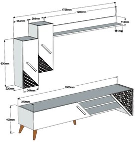 Perete de living Berny (Nuc). 1088598