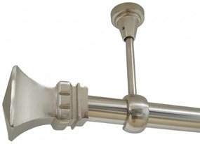 Galerie fara inele tavan verona 25 mm inox (Alege marime: 120 cm)