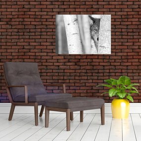 Tablou - Lupul din pădure (70x50 cm)