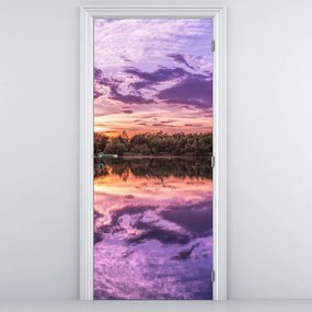 Fototapet pentru ușă - Cerul violet (95x205cm)