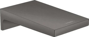 Pipa cada, Hansgrohe Metropol, montaj incastrat, 18.5 cm, negru periat, 32543340