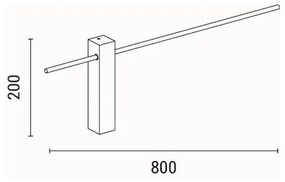 Aplică LED/10W/230V 3000K