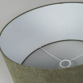 Abajur din material textil verde închis 50/50/25
