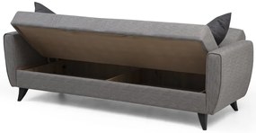 Canapea trei locuri Zendana (gri deschis). 1087965