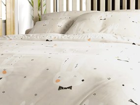Lenjerie de pat din microfibra WHITE RABBIT, bej Dimensiune lenjerie de pat: 2 buc 70 x 90 cm | 200 x 220 cm