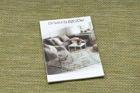 Covor, traversa SISAL SION A5165A Melanj țesute plate verde