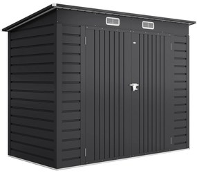 Outsunny Sopron de Gradina de 8 x 4FT Galvanizat Sopron din Metal