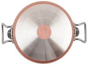 Tigaie din aluminiu Güral Porselen Classic, ø 22 cm, roz