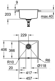 Grohe insertie scurgatoare 40852SD0