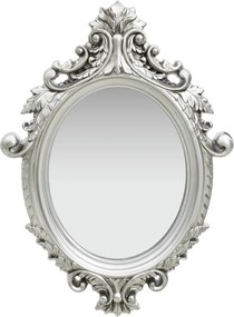 vidaXL Oglindă de perete în stil Castle, argintiu, 56 x 76 cm