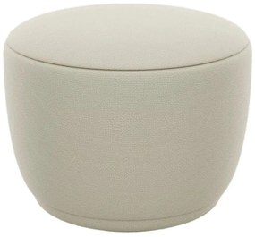 Taburet bej cu tapițerie din stofă bouclé KUON – Blomus